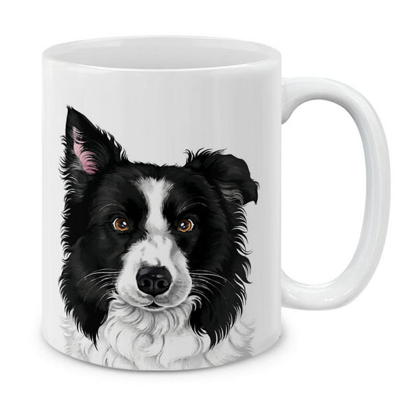 Bearded Collie mug cute dog lover printed ceramic mug christmas gifts for women